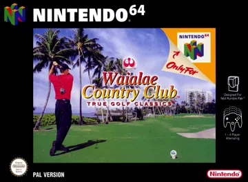 Waialae Country Club - True Golf Classics (Europe) (Rev 1) box cover front